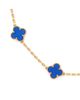 Pre-owned Van Cleef & Arpels Pre-Owned Van Cleef & Arpels Vintage Alhambra 10 Motifs Necklace 18K Gold and Agate, 17 - 2