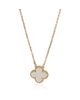 Pre-owned Van Cleef & Arpels Pre-Owned Van Cleef & Arpels Vintage Alhambra 18k Yellow Gold Pendant - 1