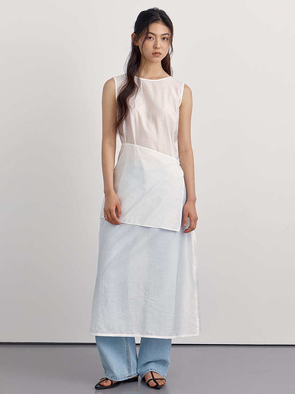 PREECY LAYERED TIE-BACK LAB SET DRESS