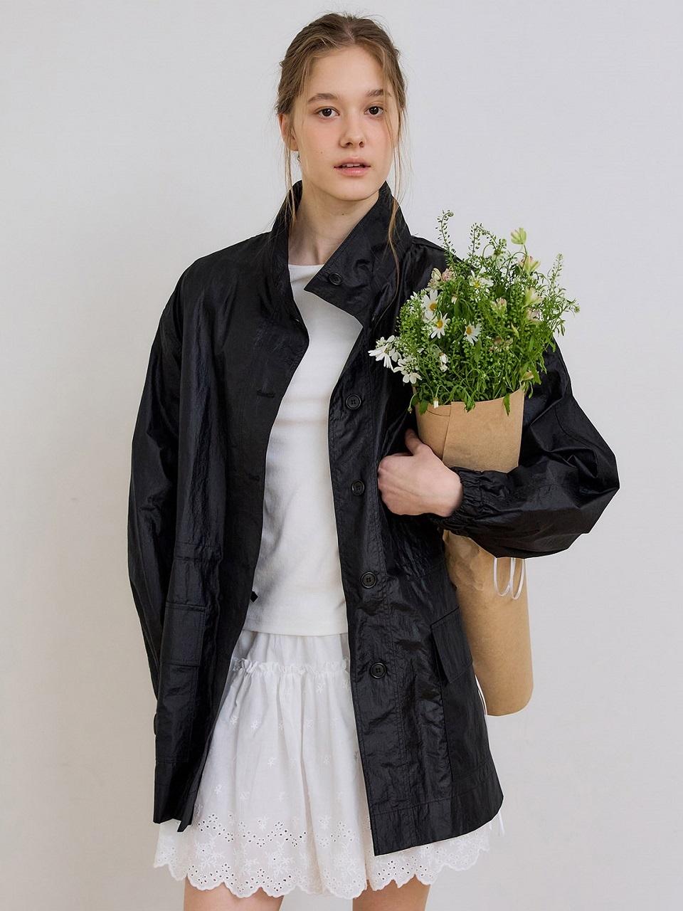 PREECY UTILITY WORK JACKET [BLACK]