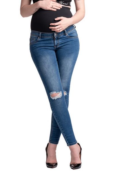 Preggo Leggings Preggo Leggings Santa Monica Ripped Skinny Maternity Jeans