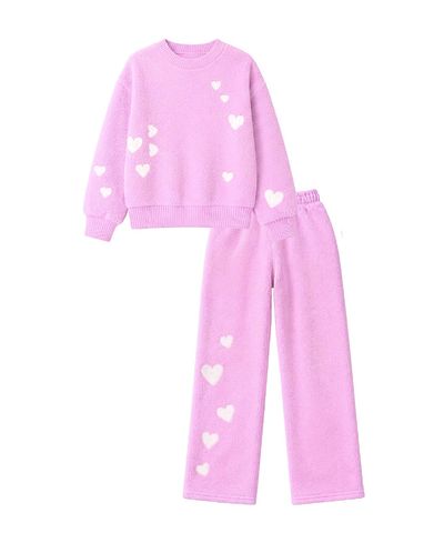 Preppy Goose Preppy Goose Girls' Alani 2-Piece Sweater and Pant Set