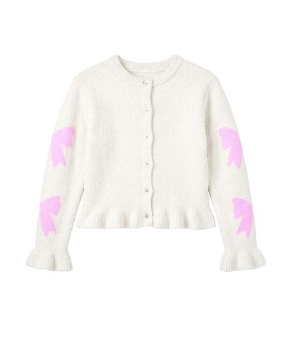 Preppy Goose Preppy Goose Girls' Ivory Cardigan Sweater