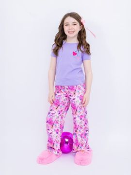 Preppy Goose Preppy Goose Plush Doodle loungewear pant