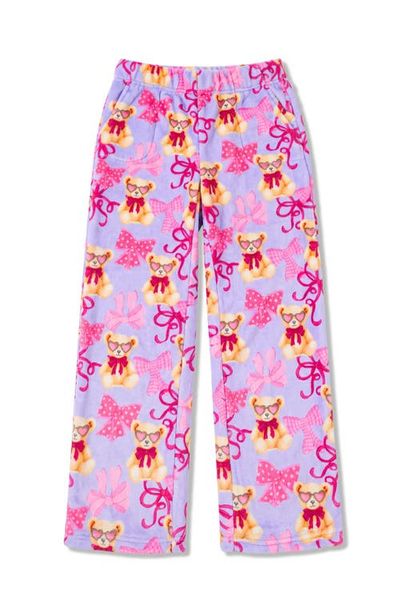 Preppy Goose Preppy Goose Teddy Bow Print Plush Pant
