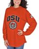 PRESSBOX PRESSBOX Women's Orange Oklahoma State Cowboys Edith Long Sleeve T-Shirt  - 1