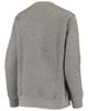 PRESSBOX Women's Pressbox Heather Charcoal Auburn Tigers Moose Quilted Pullover Sweatshirt - 4