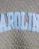 PRESSBOX Women's Pressbox Heather Charcoal North Carolina Tar Heels Moose Quilted Pullover Sweatshirt - 3
