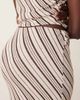 Pretty Lavish Pretty Lavish asymmetric stripe jersey maxi skirt in brown and cream - part of a set - 2