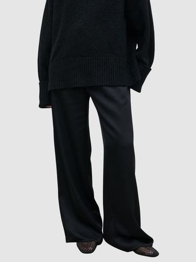 Pretty Lavish Pretty Lavish Breya Satin Drawstring Wide Leg Trouser