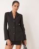 Pretty Lavish Pretty Lavish cinched blazer in black - 1