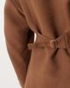 Pretty Lavish Pretty Lavish collarless cinched tailored jacket in brown - part of a set - 3