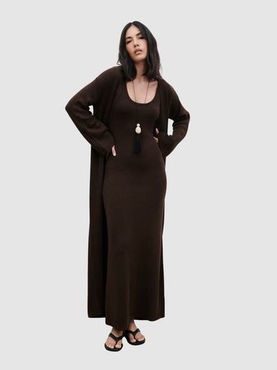 Pretty Lavish Pretty Lavish Dora Maxi Knit Cardigan