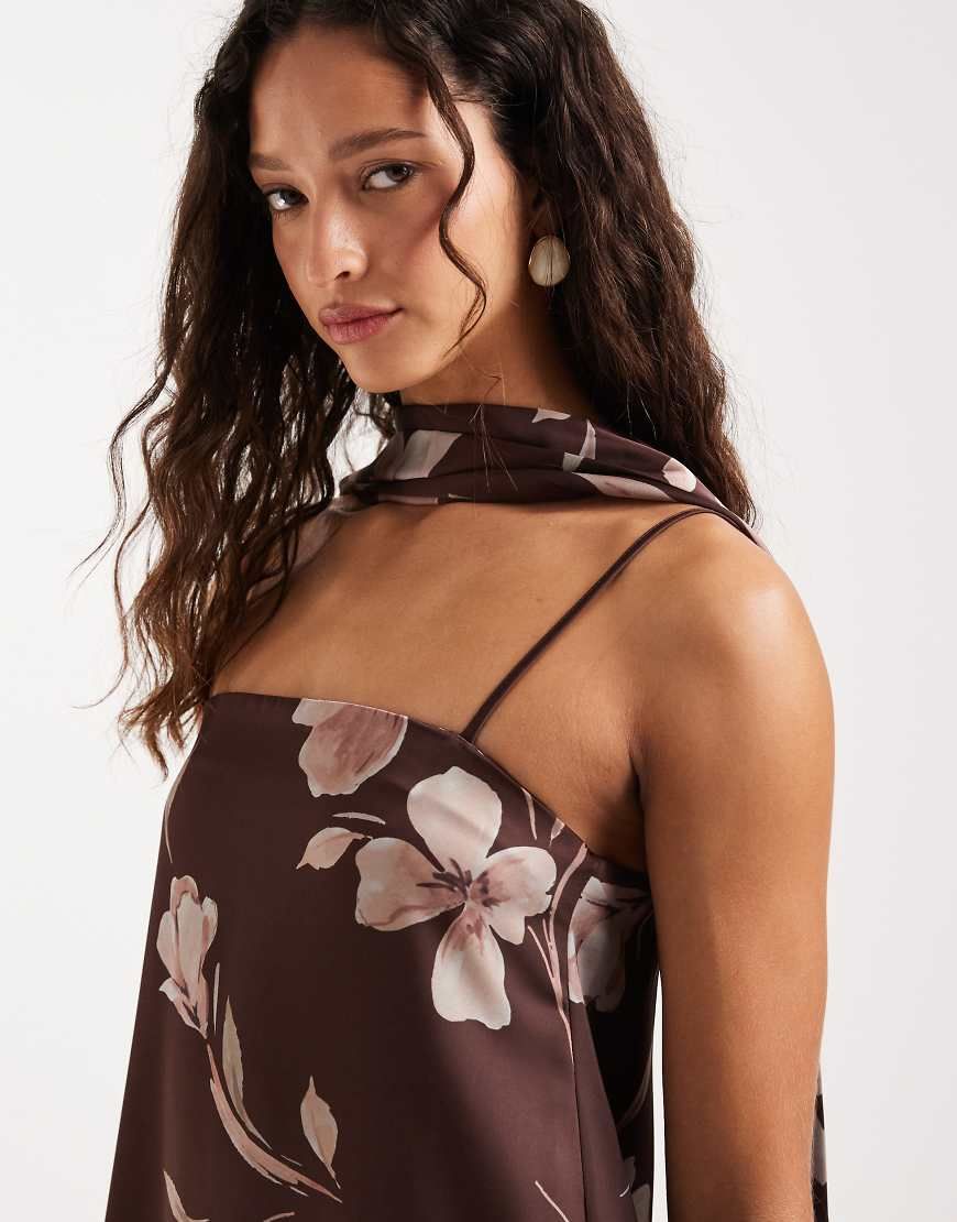 pretty lavish brown satin dress this dress pairs wonderfully