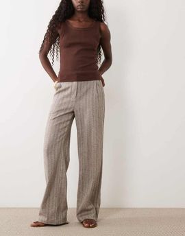 Pretty Lavish Pretty Lavish high waisted tailored pants set in gray