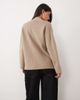 Pretty Lavish Pretty Lavish knit wrap pocket detailing cardigan in taupe-Brown - 2