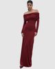 Pretty Lavish Pretty Lavish Perrie Bardot Jersey Maxi Dress - 1