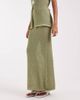 Pretty Lavish Pretty Lavish pointelle longline maxi skirt in green - part of a set - 2