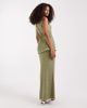 Pretty Lavish Pretty Lavish pointelle longline maxi skirt in green - part of a set - 3