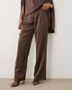 Pretty Lavish Pretty Lavish satin drawstring pants in chocolate-Brown - 2
