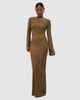 Pretty Lavish Pretty Lavish Tanaia Long Sleeve Jersey Maxi Dress - 1
