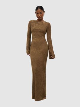 Pretty Lavish Pretty Lavish Tanaia Long Sleeve Jersey Maxi Dress