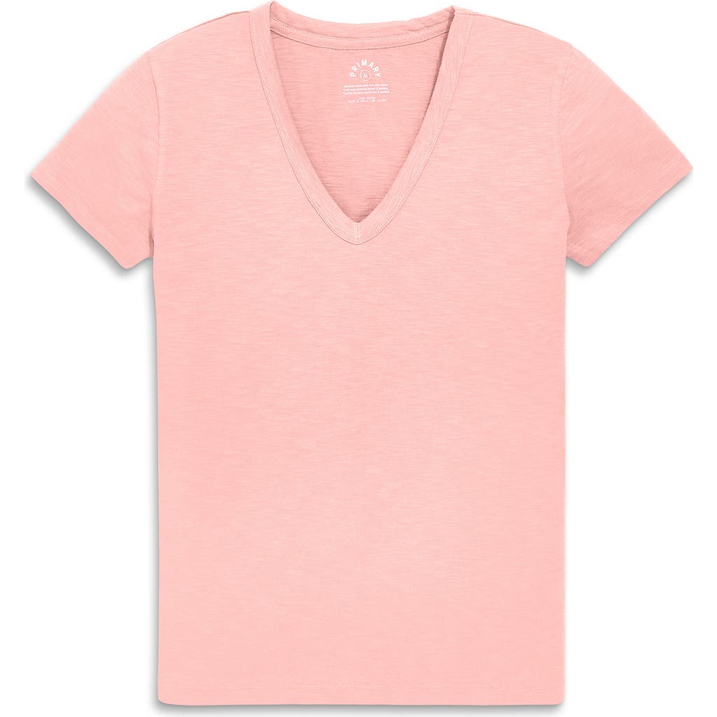 Primary Primary Adult Classic Slub V-Neck Tee