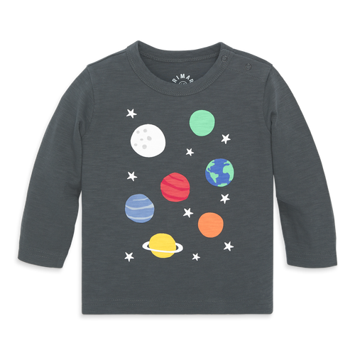 Primary Primary Baby Long Sleeve Planet Tee