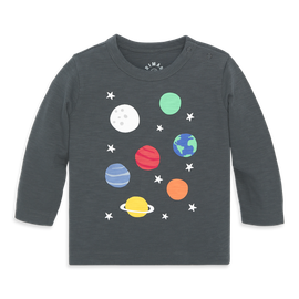 Primary Primary Baby Long Sleeve Planet Tee