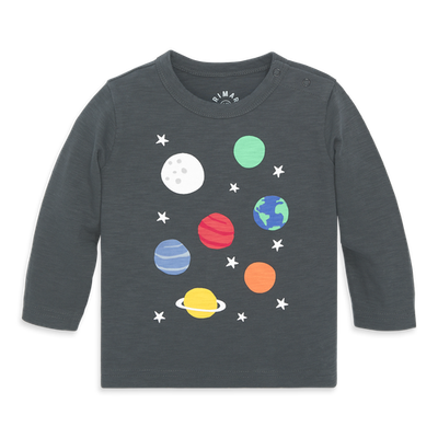 Primary Primary Baby Long Sleeve Planet Tee