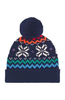Primary Primary Baby Rainbow Snowflake Fair Isle Beanie