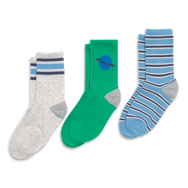 Primary Primary Kids Athletic Sock 3-Pack