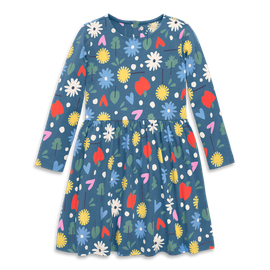 Primary Primary Kids Long Sleeve Rib Perfect Pocket Dress