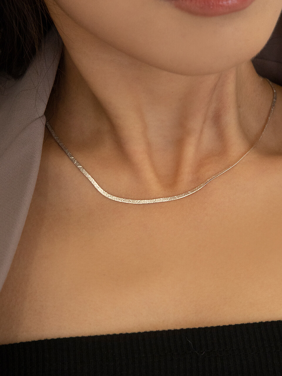 Primaute Bold Necklace_ Silver