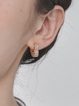 Primaute Crystal Heart Earrings
