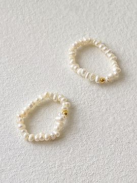 Primaute Gold Point Pearl Ring