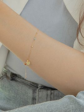 Primaute Milky Coin Bracelet