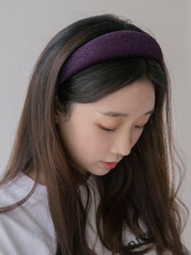 Primaute Shine Wide Voluminous Hairband [Purple]