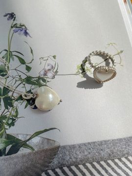 Primaute [SILVER925] Bubble Heart Necklace