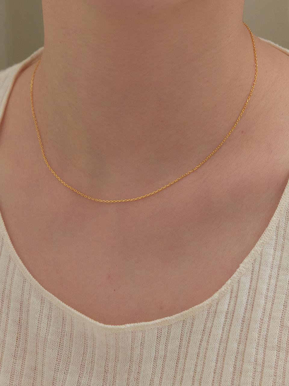Primaute Sterling Silver Delicate Chain Necklace