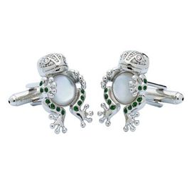 Prince of Scots Prince of Scots Crystal Frog Prince Cufflinks