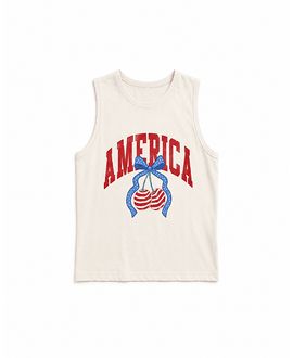 Prince Peter Collection Prince Peter Collection Girls' America Cherry Muscle Tank Top