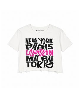 Prince Peter Collection Prince Peter Collection Girls' Cities Crop Top