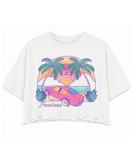 Prince Peter Collection Prince Peter Collection Girls' Fearless Car Oversized Crop Top