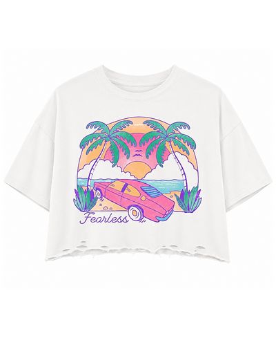 Prince Peter Collection Prince Peter Collection Girls' Fearless Car Oversized Crop Top