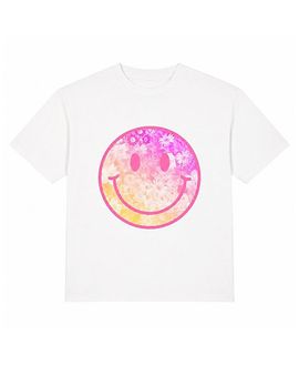 Prince Peter Collection Prince Peter Collection Girls' Floral Smiley Crew Tee