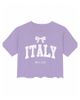 Prince Peter Collection Prince Peter Collection Girls' Italy Milan Bow Crop Top - 1