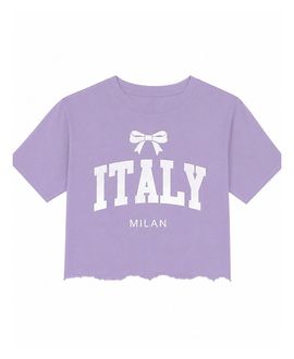 Prince Peter Collection Prince Peter Collection Girls' Italy Milan Bow Crop Top