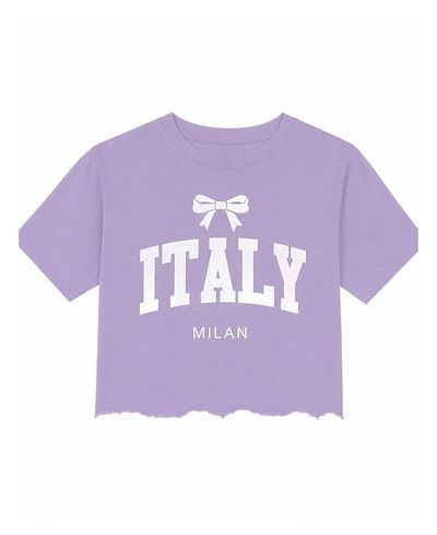 Prince Peter Collection Prince Peter Collection Girls' Italy Milan Bow Crop Top