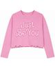 Prince Peter Collection Prince Peter Collection Girls' Just Be You Long Sleeve Crop Top - 1